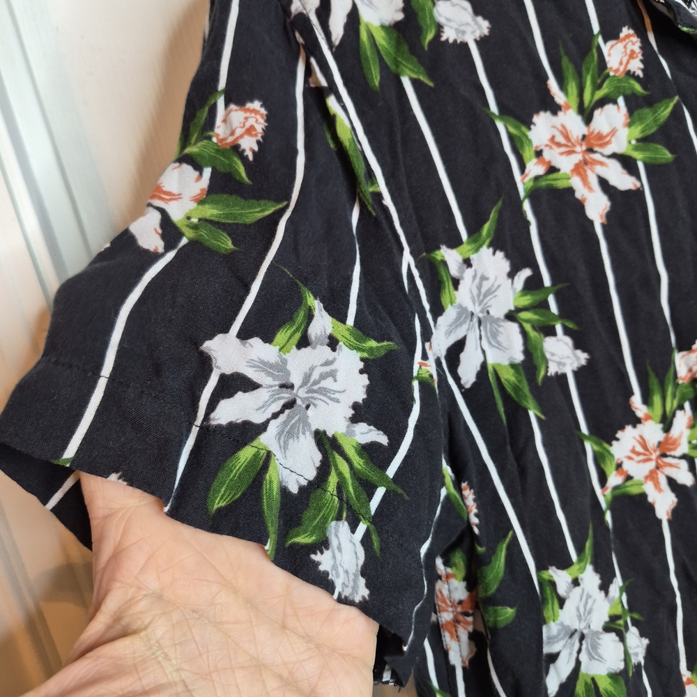 English Laundry Black Floral Men's Shirt Size Large - Picture 2 of 8